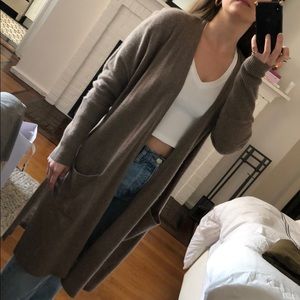 Saks Cashmere Long Cardigan XS/S